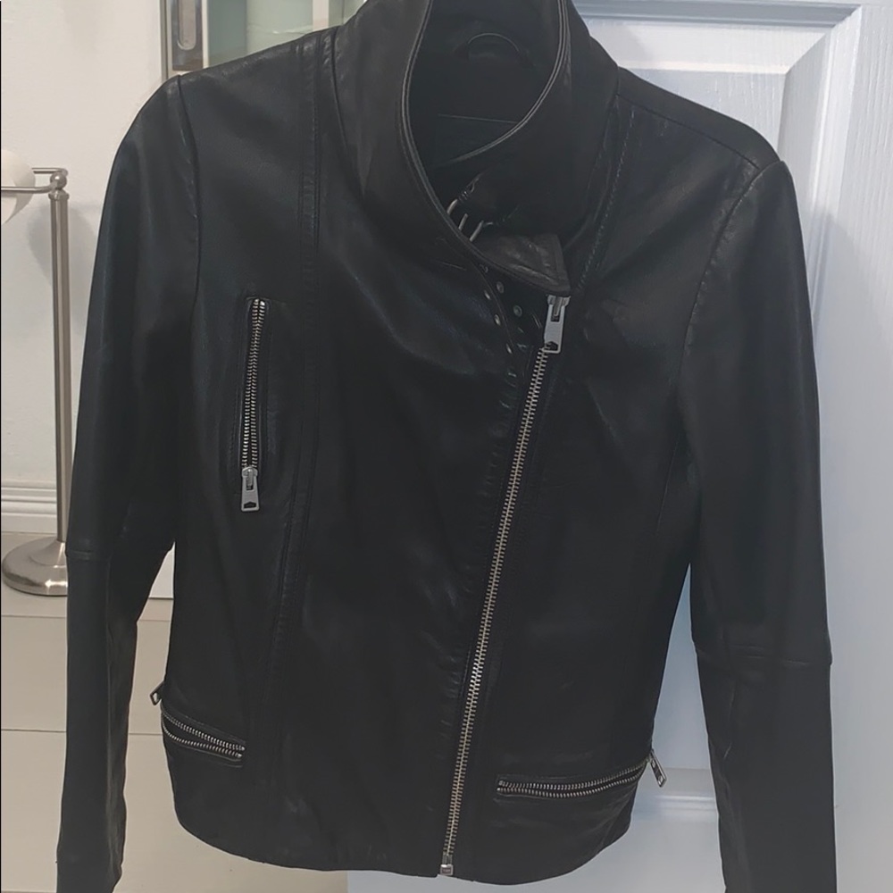 All Saints Leather Jacket - Picture 2 of 7